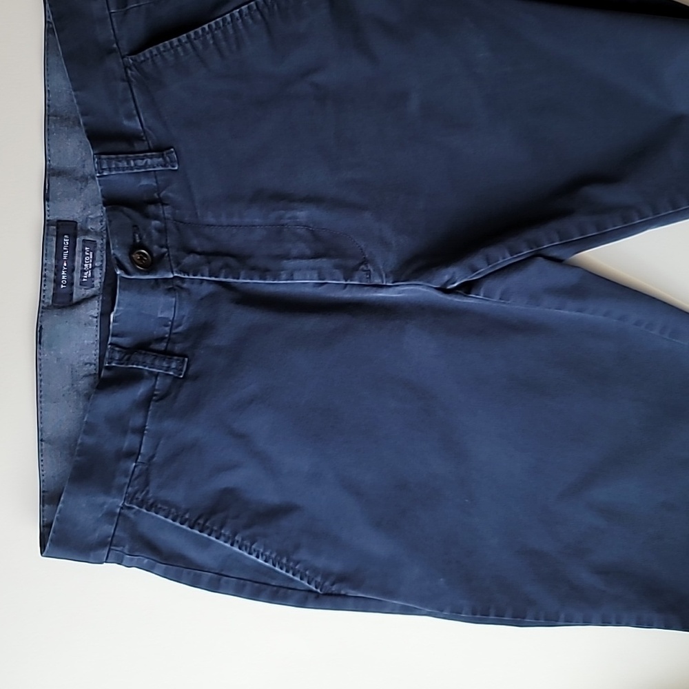 Mens' Tommy Hilfiger Tailored Fit Bleu Pants, Size 32x30 - Picture 8 of 8